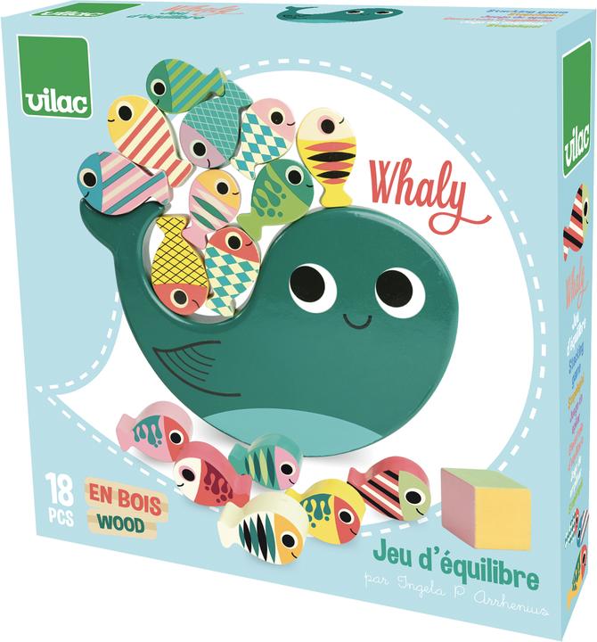 Vilac Stacking game fish (German, English, Italian, French)