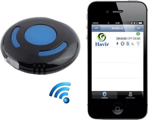 Immagine prodotto Hermex HAVIR Bluetooth Anti-Smarrimento per Apple - Nero (iOS)