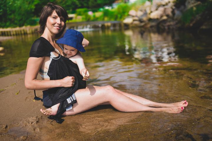 Image du produit Lennylamb Eau Ring Sling Black Mesh (1.80 m)