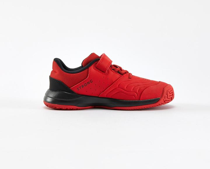 Actual product image Kuikma Kids tennis shoes - TS Strong Kd with velcro fastening red (34)