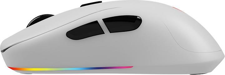 Produktbild Savio RIFT WHITE Gaming-Maus RGB Dual Mode (Kabelgebunden, Kabellos)