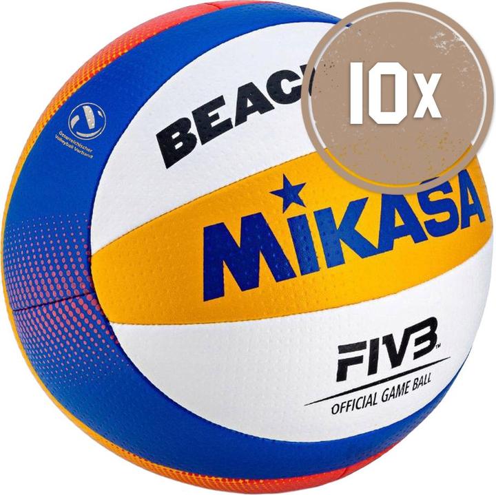 Actual product image Mikasa 10 ball set Beach Pro BV550C ÖVV