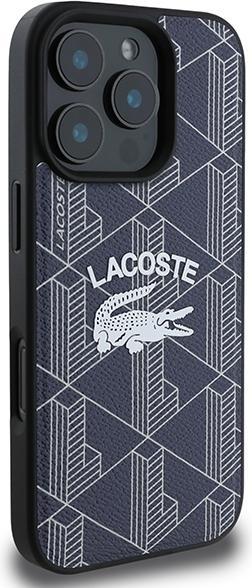 Produktbild Lacoste LCHMP16XPIGV iPhone 16 Pro Max 6.9" granatowy/navy hardcase Monogram Vintage Logo MagSafe (Apple iPhone 16 Pro Max)