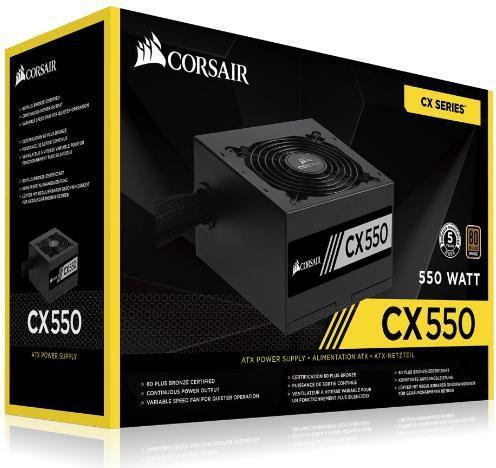 Actual product image Corsair CX550 v2 (550 W)