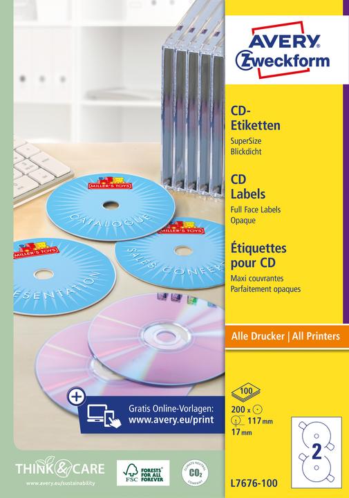 Produktbild Avery CD-Etiketten