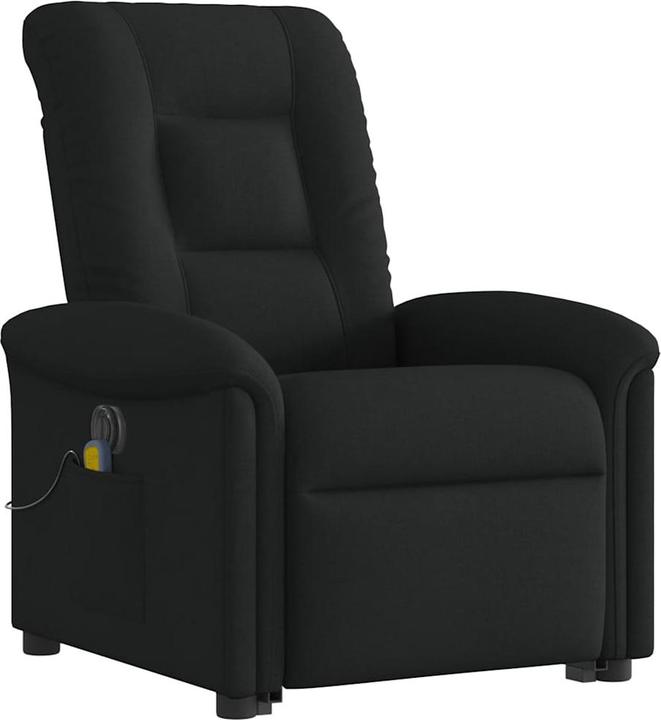 Produktbild VidaXL Massagesessel mit Aufstehhilfe Schwarz Stoff