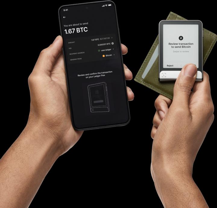 Produktbild Ledger Flex (Bitcoin, Cardano, Ethereum Classic)