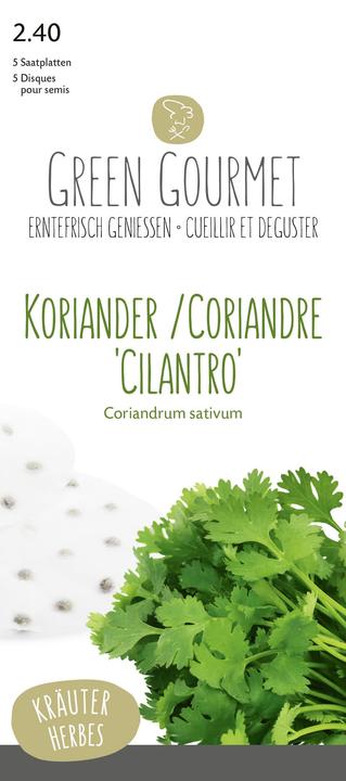Do it + Garden Coriande 'Cilantro' 5 graine plaque (Graines d'herbes aromatiques)