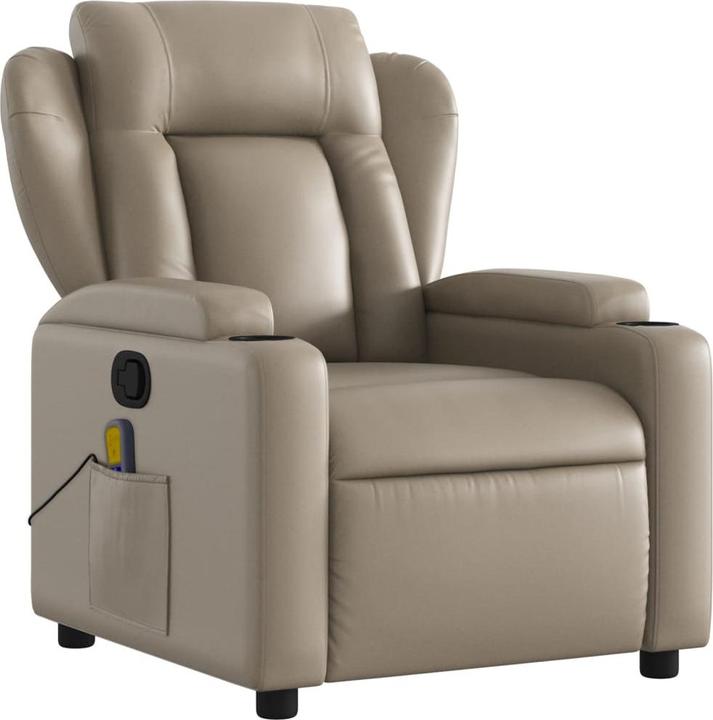 Produktbild VidaXL Massagesessel Cappuccino-Braun Kunstleder,Farbe