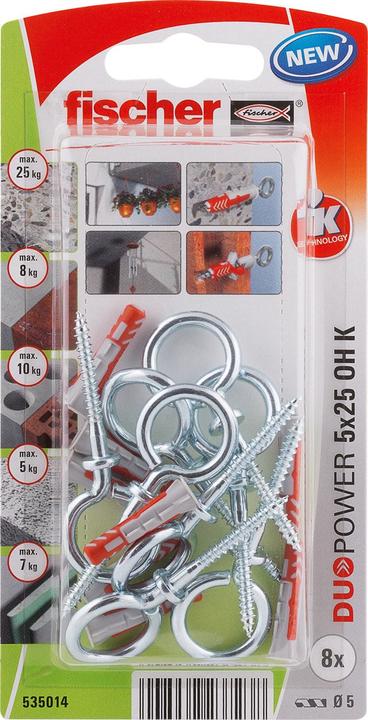 Actual product image Fischer SB Long-shaft dowel SXR (8 pcs.)