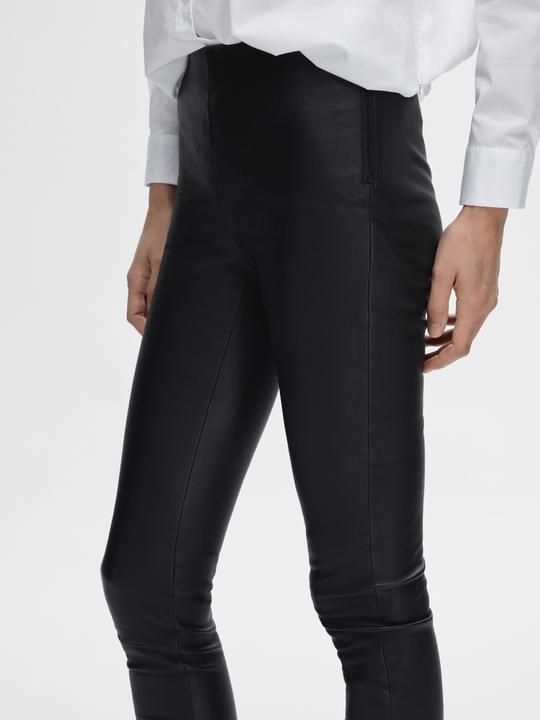 Produktbild Selected Femme Dehnbare Lamm- Lederhose (40)