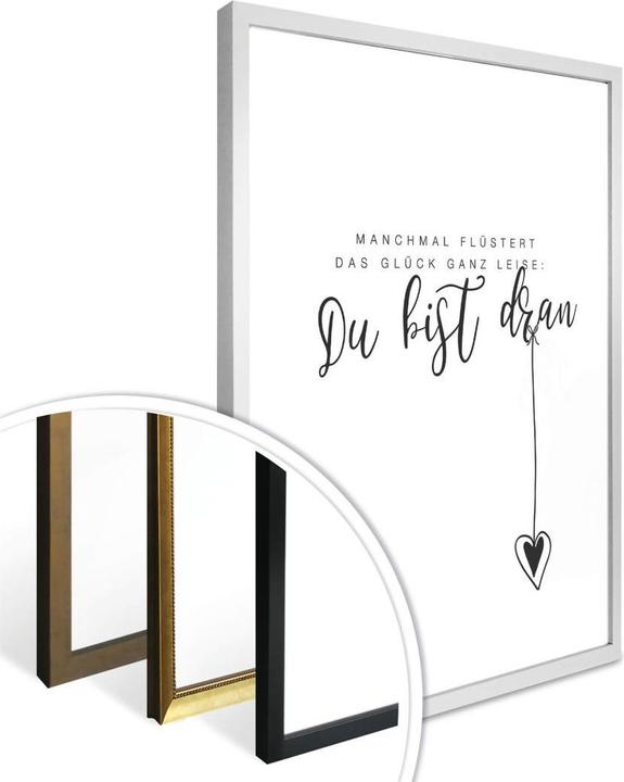 Image du produit Trenddeko Parfois, le bonheur chuchote tout doucement (60 x 80 cm)
