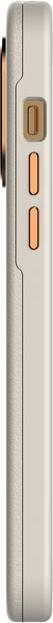Produktbild Moshi Napa Slim MagSafe - Skórzane etui iPhone 14 Pro Max (Serene Gray) (Apple iPhone 14 Pro Max)