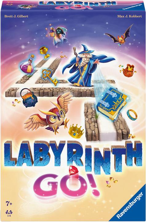 Image du produit Ravensburger Jeu de famille 24699 - Labyrinthe Go! - Jeu de société pour 1 - 4 personnes (Allemand, Espagnol, Français, Néerlandais, Italien, Portugais, Anglais)