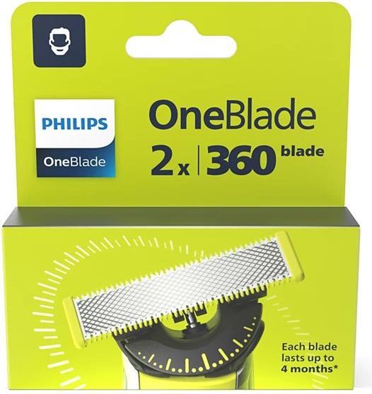 Actual product image Philips Norelco OneBlade OneBlade QP420/60 Replacement blade 360 (2 x)