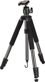 Hama Traveller Compact Pro, alluminio, treppiede, testa inclusa (Metallo)