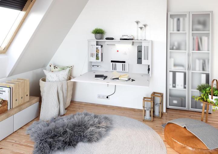 Actual product image Hammerbacher Wall desk (1200 x 260 x 650 mm)