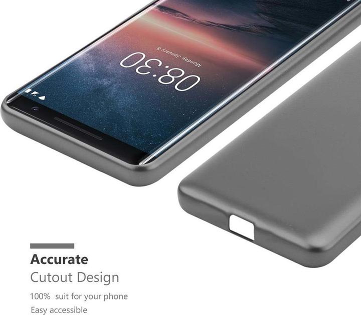 Productafbeelding Cadorabo TPU Matte Metallic hoes (Nokia 8 Sirocco)