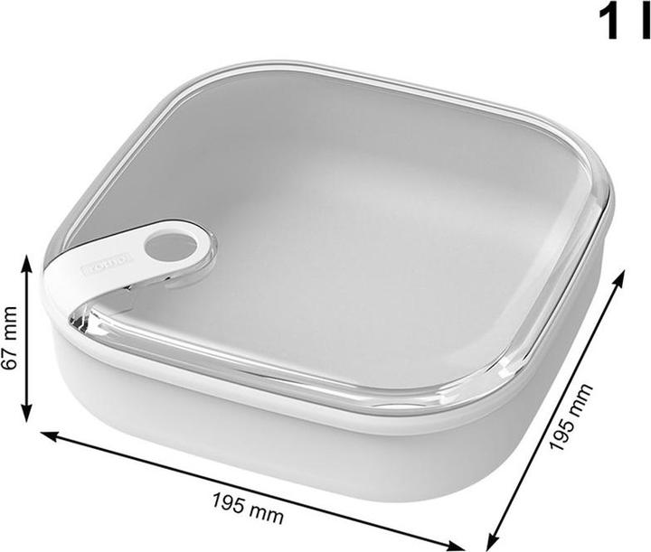 Actual product image Rotho Food storage container 1 litre flat ELA (1 l)