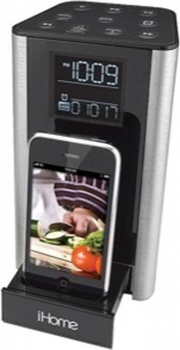 Produktbild iHome iP39 Küchenlautsprecher- Erster iPod & iPhone Lautsprecher für die Küche, Stereosound, Radio, Wecke… (Netzbetrieb)