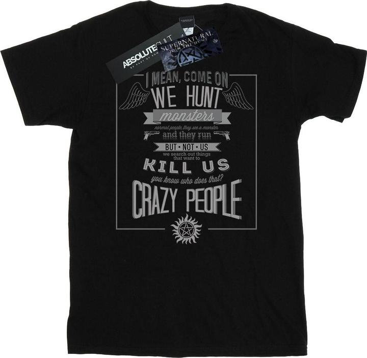 Supernatural Crazy People TShirt (S)