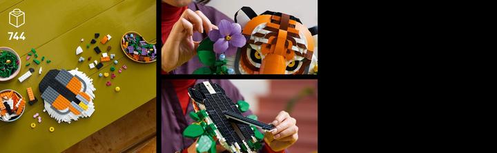 Actual product image LEGO Fauna Collection - Tiger (31217, LEGO Art)