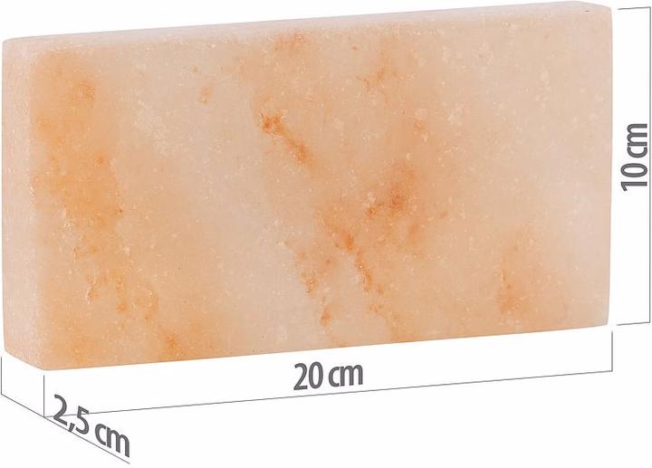 Produktbild Rosenstein & Söhne 2er-Set Salzsteine zum Grillen, 10 x 20 x 2,5 cm
