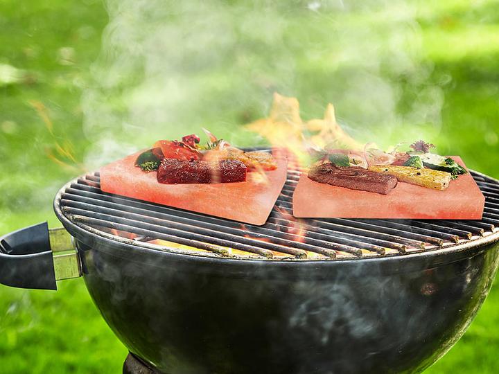 Produktbild Rosenstein & Söhne 2er-Set Salzsteine zum Grillen, 10 x 20 x 2,5 cm