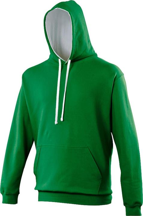 Kelly green, White