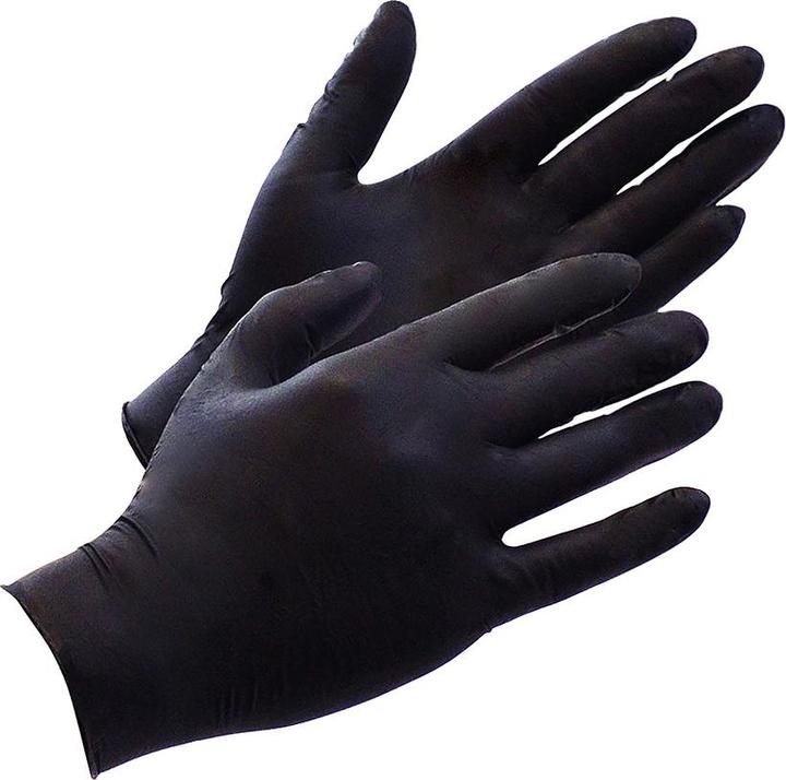 Actual product image Ninja Black Latex gloves (M)