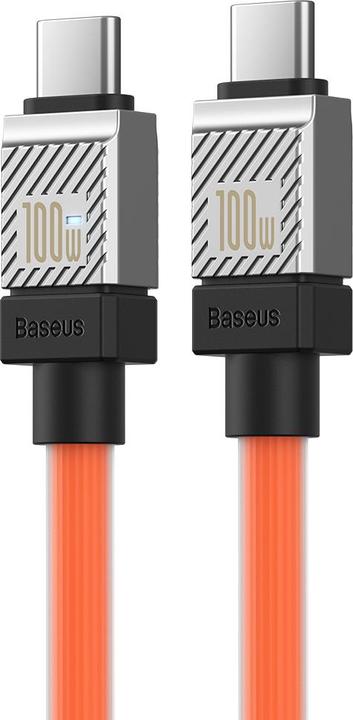 Produktbild Baseus Cable USB-C do USB-C CoolPlay 100W 1m (orange) (1 m, USB 3.2 Gen 2)
