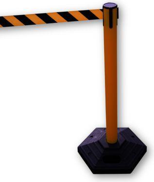 Produktbild Rs Pro Versenkbarer Absperrposten Sicherheits-Absperrung, H.Barr. 980mm L.Band 3m