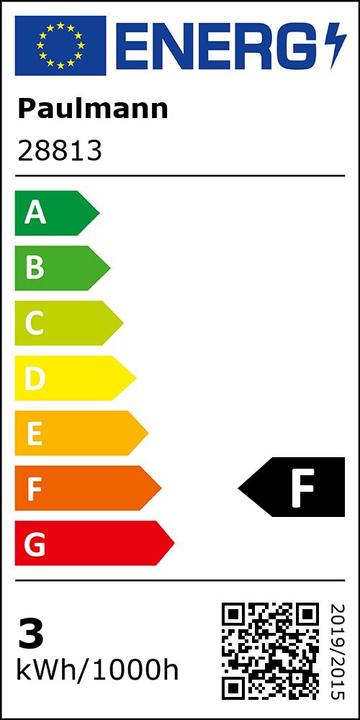 Energie-Label Paulmann Stiftsockel (G4, 3 W, 300 lm, 1 x, F)
