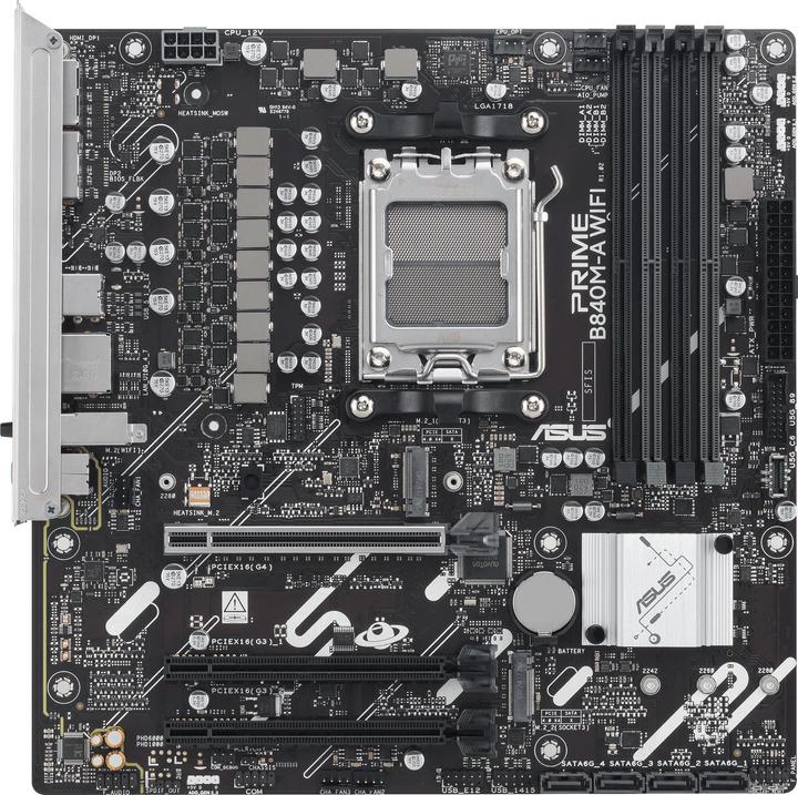 Actual product image ASUS PRIME B840M-A WIFI (AM5, AMD B840, mATX)