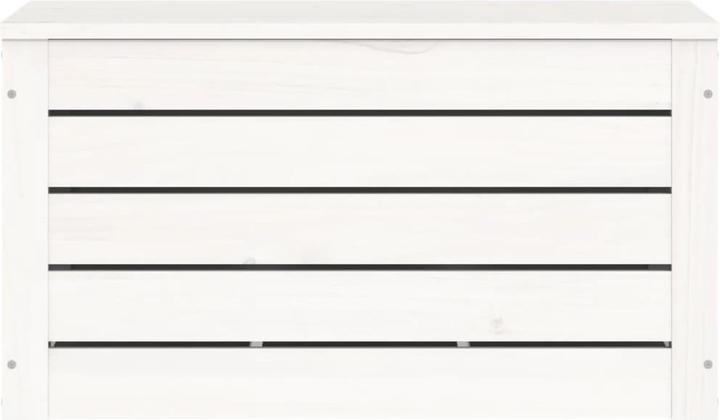 Image du produit VidaXL Truhe Weiss 59,5x36,5x33 cm Massivholz Kiefer,Farbe