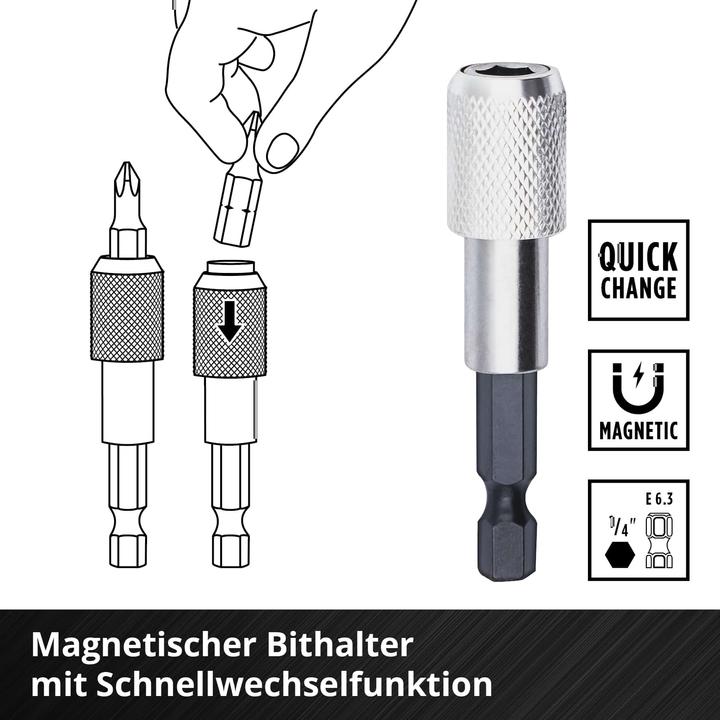 Image du produit Einhell 118693 Jeu d'embouts 32 pièces (25mm)