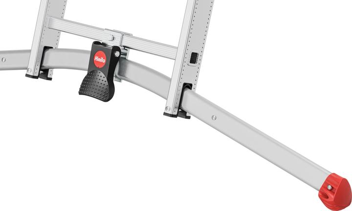 Immagine prodotto Hailo S100 ProfiLOT, scala combinata in alluminio a 3 sezioni, 3x12 pioli (Scala doppia, 48 cm)