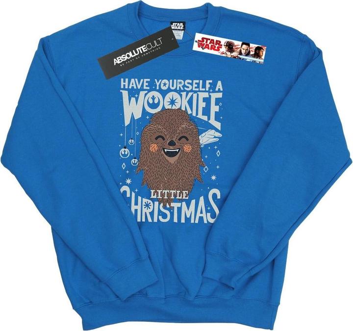 Actual product image Star Wars Mens Wookiee Little Christmas Sweatshirt (M)