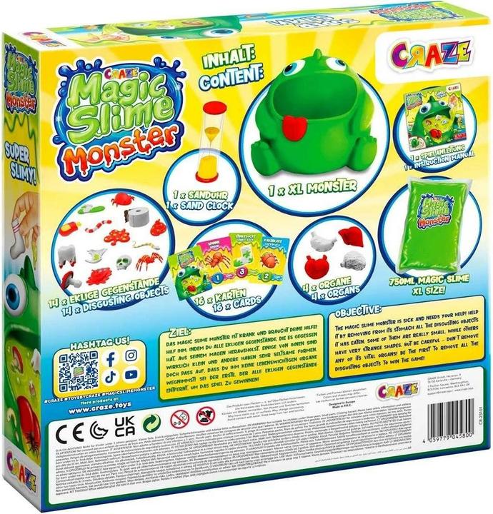 Immagine prodotto Craze Inquietante gioco del mostro di melma (Tedesco, Inglese)