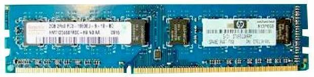 Actual product image HP 2GB SDRAM PC3-10600DDR3-1333 (1333 MHz, DDR3-RAM, DIMM)