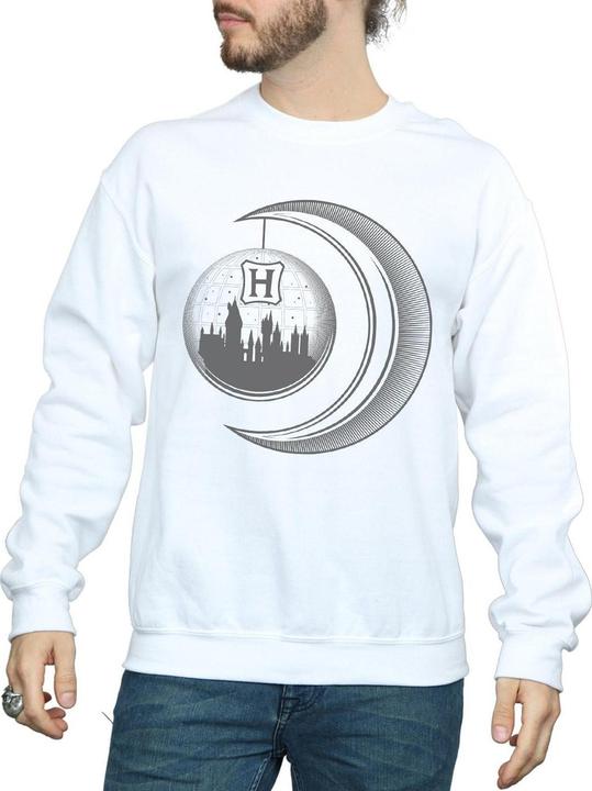Actual product image Mens Hogwarts Moon Sweatshirt (L)