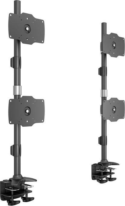Actual product image Multibrackets M VESA Desktopmount Quad Vertical Desk Clamp 24"-32"