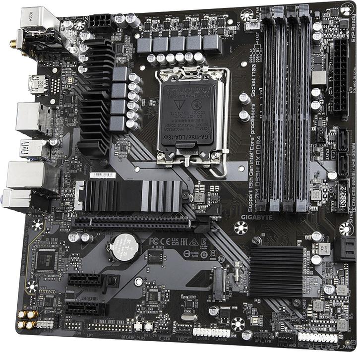 Gigabyte B760M DS3H AX DDR4 (LGA 1700, Intel B760 Express, mATX)