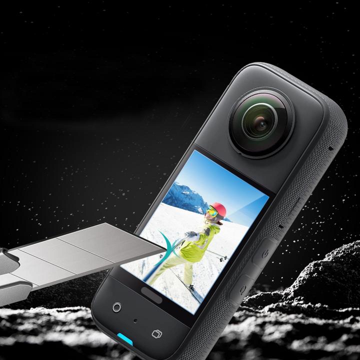 Immagine prodotto Puluz Set di 2 vetri antiproiettile di protezione del display Insta360 One X3 (Uno X3)