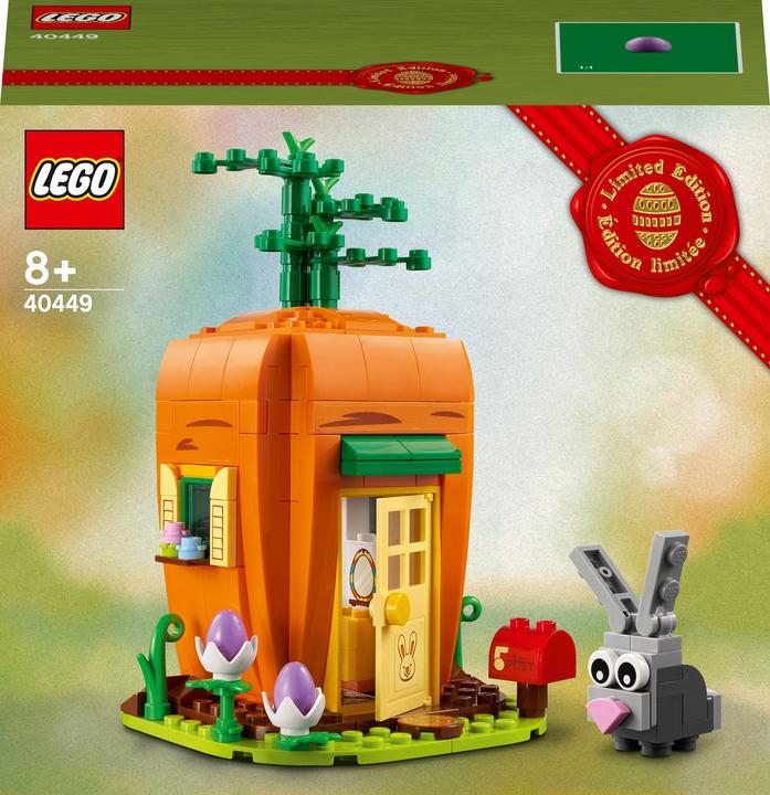 Image du produit LEGO Maison de la carotte du lapin de Pâques (40449, LEGO difficiles à trouver)