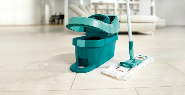 Produktbild Leifheit Bodenwischer Profi XL micro duo mit Aluminiumstiel (1 Stk.)