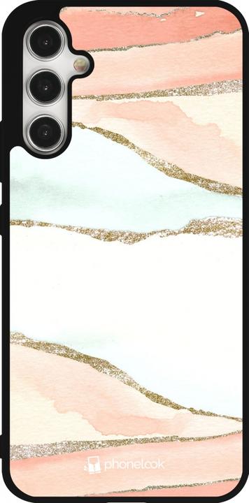 Image du produit PhoneLook Coque Silicone rigide noir Shimmering Orange (Samsung Galaxy A34 5G)