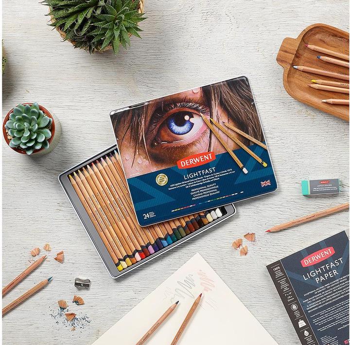 Immagine prodotto Derwent Matite colorate resistenti alla luce (Multicolore, 24 x)