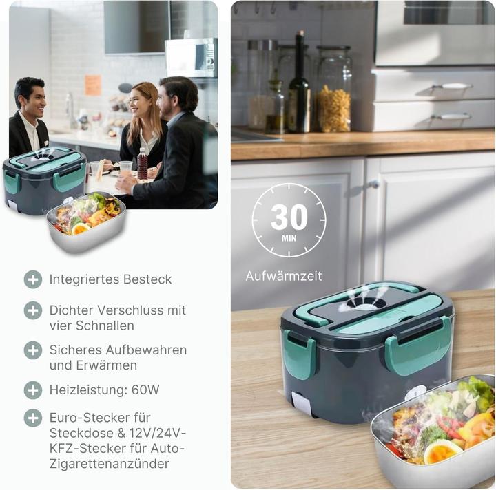 Actual product image Hermex Electric lunch box Lunch box Lunch box Heated thermal container