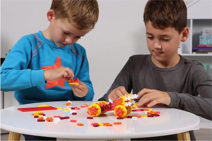 Actual product image Plus-Plus Creative building blocks car fire